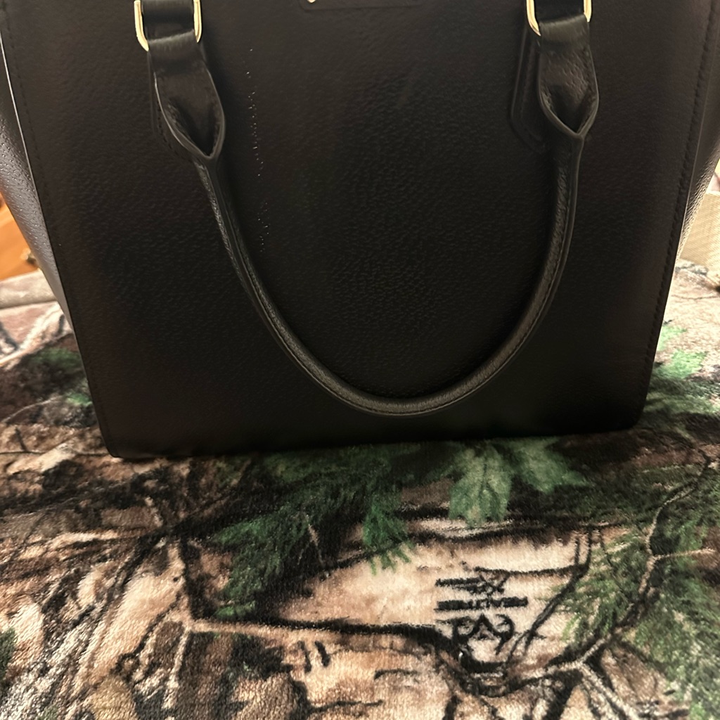 Kate Spade New York Jeanne Medium Black Leather Satchel Bag